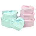 Hearted Shape Special Textured Paper Gift Packing Boxes
